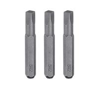 QUARKZMAN 3pcs SQ2 Embout de Tournevis Carré 5/32" Tige Hexagonale 28mm Longueur Acier S2 Magnétique Tête Hexagonale à 4 Pans pour Tournevis Manuels Électriques Réparation de Précision