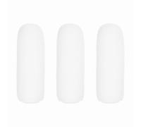 QUARKZMAN 3Pcs Têtes De Remplacement pour Tige Télescopique Éponge, 2.65" x 0.89" Têtes De Remplacement pour Tige Télescopique Tête Éponge pour Façonnage Argile & Nettoyage Excès Eau, Blanc