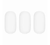 QUARKZMAN 3Pcs Têtes De Remplacement pour Tige Télescopique Éponge, 2.66" x 1.34" Têtes De Remplacement Tige Télescopique Tête Éponge pour Façonnage Argile & Nettoyage Excès Eau, Blanc