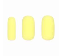 QUARKZMAN 3Pcs Têtes De Remplacement pour Tige Télescopique Éponge, 3 Tailles Têtes De Remplacement Tige Télescopique Tête Éponge pour Façonnage Argile & Nettoyage Excès Eau, Jaune