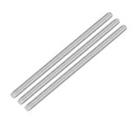 QUARKZMAN 3pcs Tige Filetée Complète M10x200mm Acier Inoxydable 304 Argenté | Tiges Filetées à Mouvement Linéaire M10-1.5, Filetage à Droite pour Serre-Joint Suspente U-Boulon Meuble Machine
