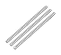 QUARKZMAN 3Pcs Tiges Filetées Entièrement, M5 x 100mm Acier Inoxydable 304 Goujons de Barre Filetée à Droite Pas de Filetage M5-0.8 pour l'Assemblage de Machines de Meubles