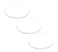 QUARKZMAN 3Pcs Verre de Montre 28mm Dia 1.5mm Épaisseur Simple Dôme Rond Lentille en Cristal Clair Pièces de Rechange pour Réparation de Montres