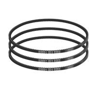 QUARKZMAN 3pcs XPZ787 EPDM Courroie Trapézoïdale, Section en Coin en Caoutchouc Industriel à Bord Coupé 10mm de Largeur x 787mm de Circonférence de Pas