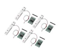 QUARKZMAN 4 Ensemble Capteur de Poids à Cellule de Charge Numérique 20Kg + Module Capteur de Pesée HX711 24 Bits de Précision A/D à Double Canal pour Kit Balance de Cuisine Électronique