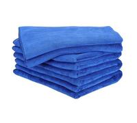 QUARKZMAN 4 Pack Chiffon Nettoyage en Microfibre 71" x 24" Bleu Saphir | Serpilleres Multifonctionnelles Reutilisables Et Absorbantes Pour Lavage Voiture Cuisine Menage Nettoyage Vitres