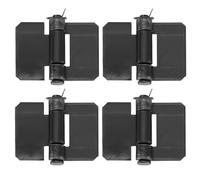 QUARKZMAN 4 Pack Paumelles Lourdes Soudables, 2.83" x 3.46" x 0.15" Paumelles À Souder Résistantes À La Corrosion Et À La Rouille Pour Portes De Remorque
