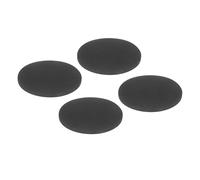 QUARKZMAN 4 Patins Anti-Dérapants pour Meubles, 30/7" (110mm x 5mm) Autocollants Semelles Anti-Glisse en Caoutchouc Pieds Anti-Rayures Ronds pour Chaises Protecteurs De Sol pour Parquet,