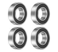 QUARKZMAN 4 Pcs 16329-2RS Roulements À Billes Non Standard 16mm Alésage x 32mm Diamètre Extérieur x 9mm Épaisseur Roulements Double Étanchéité Caoutchouc Acier Chromé Pour Industrielles