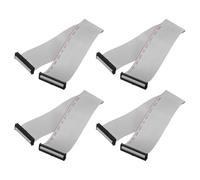 QUARKZMAN 4 Pcs Câble Plat Ruban IDC, Pas De 2mm Largeur 40mm Longueur 30cm 40 Broches Connecteur FC à FC Fil De Jumelage pour PC, Écrans LED