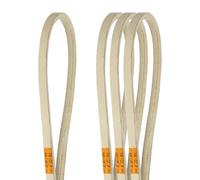 QUARKZMAN 4 Pcs Courroie De Machine À Coudre Industrielle M27 29.1" Circonférence Extérieure Caoutchouc Triangle Courroie Trapézoïdale pour Overlock Buttonhole Waist Pulling Elastic Machine