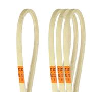 QUARKZMAN 4 Pcs Courroie De Machine À Coudre Industrielle M28 27.3" Circonférence Extérieure Triangle Caoutchouc Courroie Trapézoïdale pour Overlock Buttonhole Waist Pulling Elastic Machine