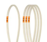 QUARKZMAN 4 Pcs Courroie De Machine À Coudre Industrielle M36 36.5" Circonférence Extérieure Caoutchouc Triangle V-Belt pour Overlock Buttonhole Waist Pulling Elastic Machine