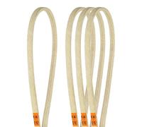 QUARKZMAN 4 Pcs Courroie De Machine À Coudre Industrielle M37 37.5" Circonférence Extérieure Caoutchouc Triangle Courroie Trapézoïdale pour Overlock Buttonhole Waist Pulling Elastic Machine