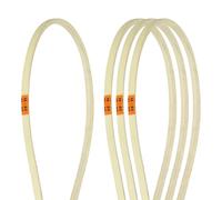 QUARKZMAN 4 Pcs Courroie De Machine À Coudre Industrielle M45 44.9" Circonférence Extérieure Caoutchouc Triangle Courroie Trapézoïdale pour Overlock Buttonhole Waist Pulling Elastic Machine