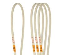 QUARKZMAN 4 Pcs Courroie De Machine À Coudre Industrielle M49 49.5" Circonférence Extérieure Caoutchouc Triangle Courroie Trapézoïdale pour Overlock Buttonhole Waist Pulling Elastic Machine