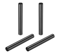 QUARKZMAN 4 Pcs Entretoises Colonne Rondes En Aluminium M3x40mm, Écrous D'Accouplement Avec Filetage Femelle Pour Pièces RC Multirotor DIY FPV Quadcopter (Noir)
