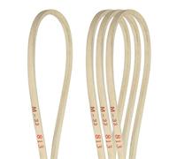 QUARKZMAN 4 Pcs M33 Courroie De Machine À Coudre Industrielle 33.5" Circonférence Extérieure Caoutchouc Triangle Courroie Trapézoïdale pour Overlock Buttonhole Waist Pulling Elastic Machine