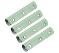 QUARKZMAN 4 Pcs Protège-Poignées De Sac À Main, Enveloppes De Poignée en Cuir pour Valise, Couvre-Bretelles De Sac, Protecteur De Prise De Valise, Texture Fine, Boucle Argentée pour.