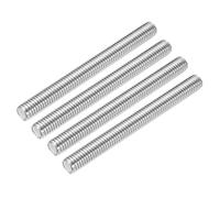 QUARKZMAN 4 Pcs Tige Filetée Entièrement 1/2"-13 UNC Pas de Filetage 125mm de Long en Acier Inoxydable 304 Tiges Filetées à Droite, Goujons de Barre pour Réparation, Bricolage