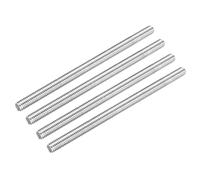 QUARKZMAN 4 Pcs Tige Filetée Entièrement 5/16"-18 UNC Pas de Filetage 100mm de Long en Acier Inoxydable 304 Tiges Filetées à Droite, Goujons de Barre pour Réparation, Bricolage