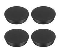 QUARKZMAN 4 Pièces Bouchons Silicone en T 66.3mm 2-5/8 Pouces Noir