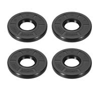 QUARKZMAN 4 Pièces Joint d'huile TC 22mm DI 55mm DE 7mm Nitrile Noir | Double Lèvre avec Ressort, Anti-fuite d'huile, Métrique, pour Moteurs Automobiles, Pompes à Eau, Embrayage,