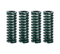 QUARKZMAN 4 Pièces Ressort de compression 1/2" DE 1,5 L Fil plat acier | Acier allié, Fil de bobine 0,084×0,097", pour matrices, matrice industriels, équipements automobiles de précision, Vert
