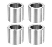QUARKZMAN 4 Pièces Rondelles Metal, 18mm ID x 26mm OD x 25.5mm Longueur Rondelles Métalliques non Filetées Douilles Finition Lisse, Entretoises en Acier Inoxydable Convient pour Vis M18