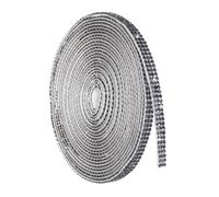 QUARKZMAN 4 Yard Ruban Adhésif À Strass, 3 Rangées Stickers À Paillettes Cristal Diamant Pour DIY Arts Décoration De Mariage Fête Voiture Téléphone, Gray