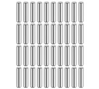 QUARKZMAN 40 Pcs 5 mm x 18 mm Goujons Cylindriques 316L Acier Inoxydable Goujons Cylindriques Chevilles De Support D'Étagère Tige De Fixation Éléments Métalliques D'Étagère Ton Argenté