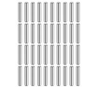 QUARKZMAN 40 Pcs 5 mm x 22 mm Goujons Cylindriques En Acier Inoxydable 316L Éléments De Fixation Pour Étagères Goujons De Fixation Éléments Métalliques Pour Étagères Ton Argenté