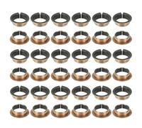 QUARKZMAN 40 Pièces Bague de palier à bride 16x18x7mm Bronze fritté