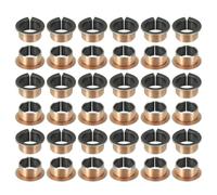 QUARKZMAN 40 Pièces Bagues à bride 15x17x12mm 23x1,0mm Bronze fritté