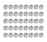 QUARKZMAN 40 Pièces De Raccord De Réparation De Filetage M9 x 1 Mâle Vers M6 x 1 Femelle Longueur 8mm Réducteur Métrique En Acier Inoxydable Manchons Auto-Taraudeurs Filetés Réducteurs Pour