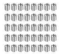 QUARKZMAN 40 Pièces De Récupération De Filetage M10 x 1.5 Mâle Vers M6 x 1 Femelle Longueur 12mm Écrous Réducteurs En Acier Inoxydable Manchons Auto-Taraudeurs