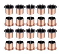 QUARKZMAN 40 pièces Palier lisse à bride bronze fritté 14x16x15mm