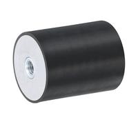 QUARKZMAN 40 x 50mm Filetage M8 Femelle Silentblocs en Caoutchouc, Isolateurs de Vibrations, Remplace les Tampons Anti-Vibrations Bloc de Base