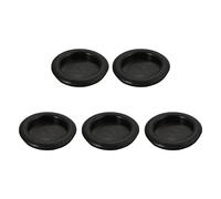 QUARKZMAN 40mm Dia Simple Face Caoutchouc Œillet x 5PCS Joint Protection Anneau pour Ordinateurs, Imprimantes, et Fil Boîtes, [Noir]