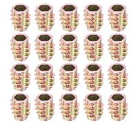 QUARKZMAN 40Pcs Inserts Filetés Hexagonaux, M6-1x13 Inserts Filetés Hexagonaux En Alliage De Zinc, Écrous Filetés Pour Meubles, Insert Fileté À Entraînement Hexagonal En Bois
