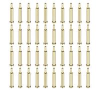 QUARKZMAN 40Pcs PogoPins Dorés À Ressort De 10mm Connecteur De Remplacement | Pour Pins De Test De Courant En Cuivre À Embout