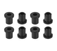 QUARKZMAN 46Pcs Embouts en Caoutchouc 1/4" (6mm) Trou de Perçage, 3/16" (4mm) Trou de Diamètre Intérieur Embout en Caoutchouc Noir en Silicone Bouchon de Trou Gasket pour Câblage, Automobile