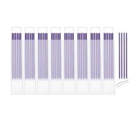 QUARKZMAN 48 Pièces Mine Crayon Chantier, 2.8mm Crayon de Chantier, Recharges de Crayons de Charpentier, Mines de Crayons de Menuisier, outils pour le marquage architectural (Violet)