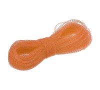 QUARKZMAN 48 Yards Maille Tube 3/16 pouce Decor Tube Flexible pour Couronne, Cadeau, Décorations Anniversaire, et Mariage Fête,DIY Artisanat - Orange Argent