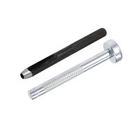 QUARKZMAN 4mm Dia Creux Trou Poinçon et 4mm Œillet Trou Poinçon Matrice Outil pour Cuir Joint Sangle, 2pcs