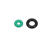 QUARKZMAN 4mm x 2mm x 1mm Nitrile Caoutchouc Joints Toriques Noir 50pcs, 3mm x 1mm x 1mm Fluor Caoutchouc Joint Joints Vert 10pcs