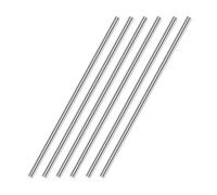 QUARKZMAN 4mm x 400mm 304 Inox Acier Solide Rond Tige pour DIY Artisanat - 6pcs