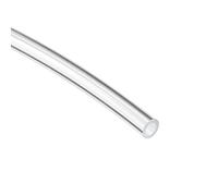QUARKZMAN 4mm x 6mm 6.6Pi Transparent Vinyle Tube x 1PCS Plastique Flexible Tuyau Tube pour Industriel Agricole Ingénierie, [PVC]