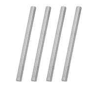 QUARKZMAN 4Pack Tige Filetée M6x80mm, 316 Acier Inoxydable Droite Tige Filetée Complète pour Assemblage Meubles Fixation, Pas 1mm