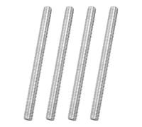 QUARKZMAN 4Pack Tige Filetée M8x100mm, 316 Acier Inoxydable Droite Tige Filetée Complète Pour Assemblage Meubles Fixation, Pas 1.25mm